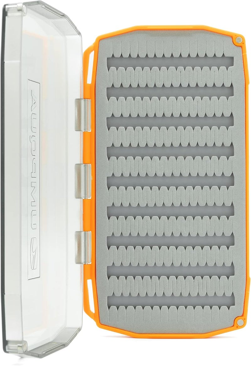 Umpqua New 2023 UPG Fly Fishing Fly Box Foam Essential Large Gray - Image 1